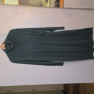 Universal Standard Merino Wool Turtleneck Long Tunic Sweater Front Slit NWT